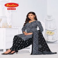 Baalar Bandhni Patiyala Wholesale Pure Cotton Patiyala Dress Material