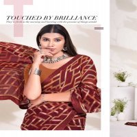 kiyra sarika classic look major georgette saree with blouse