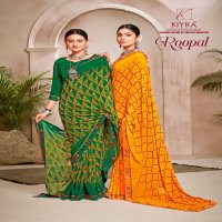 roopal by kiyra siroski work weightless trendy saree collection