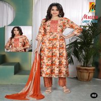 master lady luxe rayon print with kali pattern attractive look full stitch dress