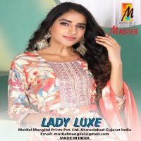 master lady luxe rayon print with kali pattern attractive look full stitch dress