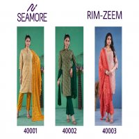 Seamore Rim Zeem Wholesale Women Kurta With Pant And Dupatta