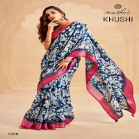 Kashvi Khushi Wholesale Dull Moss Jacquard Border Indian Sarees