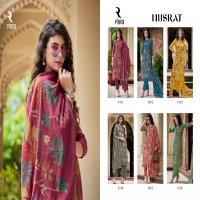 Riana Nusrat Wholesale Pure Muslin With Embroidery Work Salwar Suits