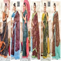 Vallabhi Manasvi Vol-8 Wholesale Georgette Fabrics Ethnic Indian Sarees