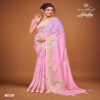 alaska vol 2 by kashvi creation classic look zari border saree