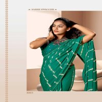 amrita by kashvi creation dull moss women indian saree exports