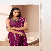 amrita by kashvi creation dull moss women indian saree exports