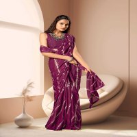 amrita by kashvi creation dull moss women indian saree exports