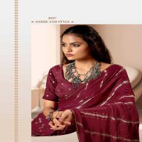 amrita by kashvi creation dull moss women indian saree exports