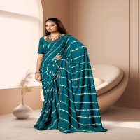 amrita by kashvi creation dull moss women indian saree exports