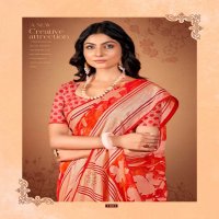 kiyra saanvi attractive colour print brasso saree for women