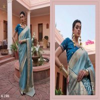 kyaara silk by kira classic look viscose saree collection