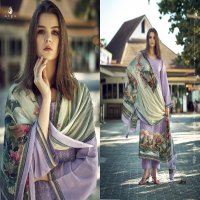 lavender AIQA lifestyle musline solid design premium pakistani dress material