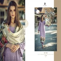 lavender AIQA lifestyle musline solid design premium pakistani dress material