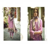 lavender AIQA lifestyle musline solid design premium pakistani dress material