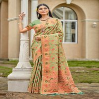 bunawat crystal sIlk silk festival wear banarasi silk wholsale sarees