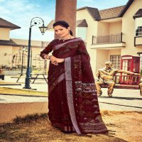 stylewell anupama vol 5 linen printed stylish saree for women