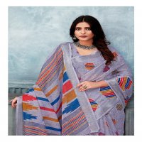 stylewell anupama vol 5 linen printed stylish saree for women