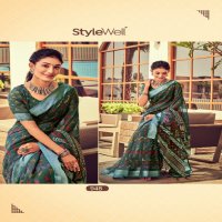 stylewell anupama vol 5 linen printed stylish saree for women