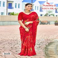 Saumya Shivika Wholesale Heavy Weightless Ethnic Indian Sarees