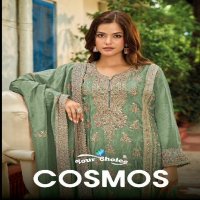 Your Choice Cosmos Wholesale Free Size Stitched Festive Suits