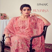 Glossy Simar Rumaisa Wholesale Pure Viscose With Embroidery Work Salwar Suits