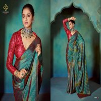 glaze bandhni by shubh shree creation chiffon new saree design 2024