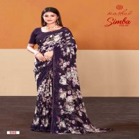 kashvi creation simba vol 5 attractive look georgette saree