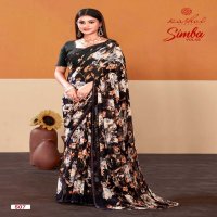 kashvi creation simba vol 5 attractive look georgette saree