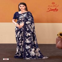 kashvi creation simba vol 5 attractive look georgette saree