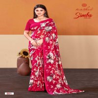 kashvi creation simba vol 5 attractive look georgette saree