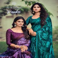 kashvi creation pankti vol 19 silk casual saree for women