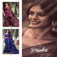 kashvi creation pankti vol 19 silk casual saree for women