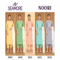 Seamore Noori Wholesale Women Kurta Pant With Dupatta