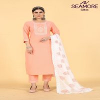 Seamore Noori Wholesale Women Kurta Pant With Dupatta