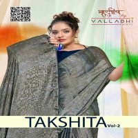 Vallabhi Takshita Vol-2 Wholesale Brasso Fabrics Indian Sarees