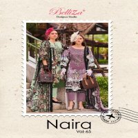 BELLIZA DESIGNER NAIRA VOL 65 COTTON DIGITAL PRINTS MODERN PAKISTANI DRESS