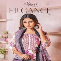 Mayur Elegance Vol-5 Wholesale Pure Cotton With Work Kurti With Pant And Dupatta