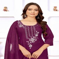 Pearl Fashion Magic Wholesale Viscose Rayon Kurti With Pant And Dupatta