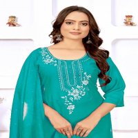 Pearl Fashion Magic Wholesale Viscose Rayon Kurti With Pant And Dupatta