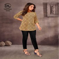 navjivan vol 3 by dl textile unique print cotton readymade short tops