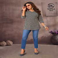 navjivan vol 3 by dl textile unique print cotton readymade short tops