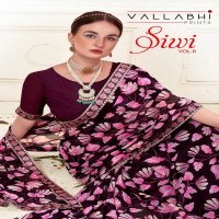 siwi vol 8 by vallabhi beautiful printed georgette saree for women