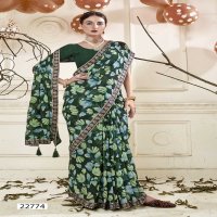 siwi vol 8 by vallabhi beautiful printed georgette saree for women