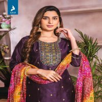 kaya jamkudi chanderi silk fully stitch stylish thread work suits online