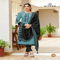 mittoo festiva adorable rayon weaving print readymade salwar kameez