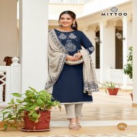 mittoo festiva adorable rayon weaving print readymade salwar kameez