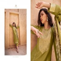 aiqa lifestyle mira muslin silk solid design party wear pakistani dress