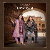 Belliza Riwayat Wholesale Pure Viscose Rayon With Self Embroidery Dress Material